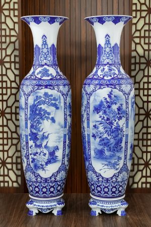 Lộc bình Tứ Cảnh Xuân Hạ Thu Đông (1m4 và 1m53)