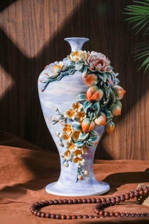 Bình hoa Sắc Thắm Bốn Mùa