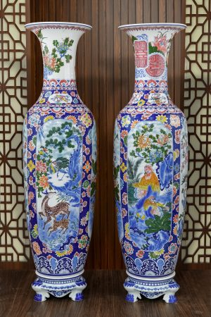 Lộc bình Tứ Cảnh Xuân Hạ Thu Đông 3D 2023 1m4