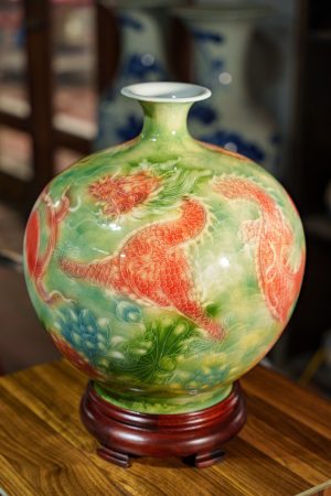 Bình Hút Lộc Long Phụng Vẽ Tay 3D